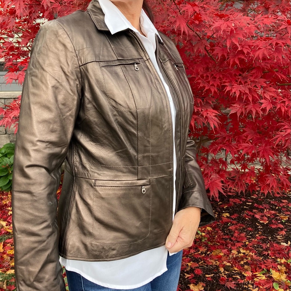 Leather jacket